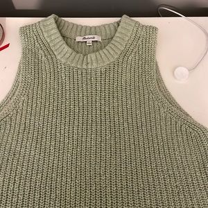 MADEWELL ⚡️knit tank lime green!! PERFECT FOR SUMMA !!!! 🏖🌈🌺